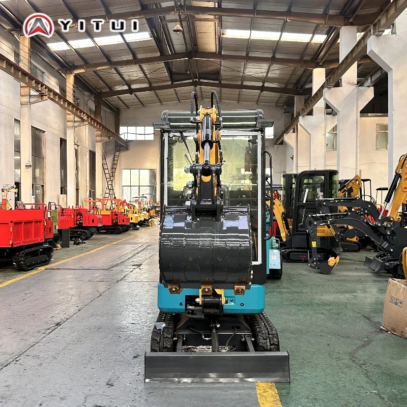 Multifunctionele aangepaste 1,5 ton compacte minigraafmachine Hydraulische dieselgraafmachine Euro 5-gecertificeerd Gratis verzending Minigraafmachine