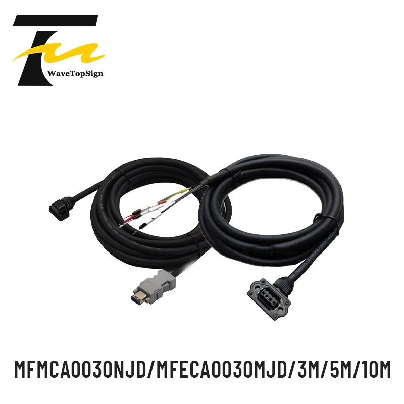 cabo de alimentacao do servo motor wavetopsign mfmca0030njd mfmca0050njd encoder cabo mfeca0030mjd mfeca0050mjd para panasonic a5 a6 01