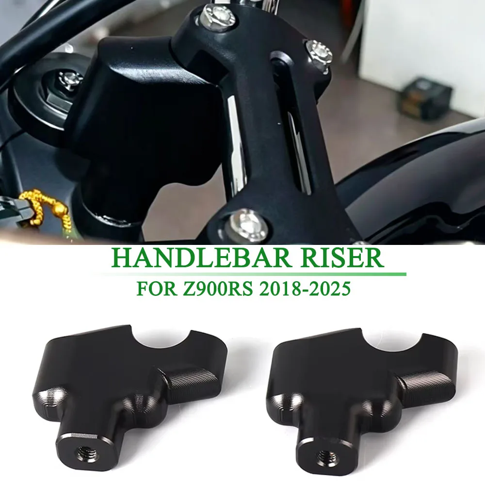 

CNC Aluminum Motorcycle Handlebar Riser Lift Booster For KAWASAKI Z900RS Z 900 Z900 RS 2018-2025 Handle Booster Pads Holder Kit