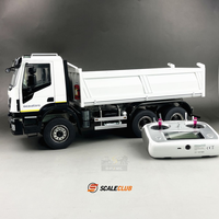 Scaleclub Model 1/14 Full Metal For Iveco 6x6 Hydraulic Dump Truck RTR To Play Tamiya  Lesu Rc Trailer Tipper