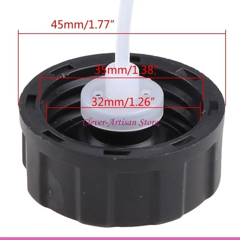 Tanque combustível escova E06b Substitua tanque combustível para cortador grama grama grama grama 430520
