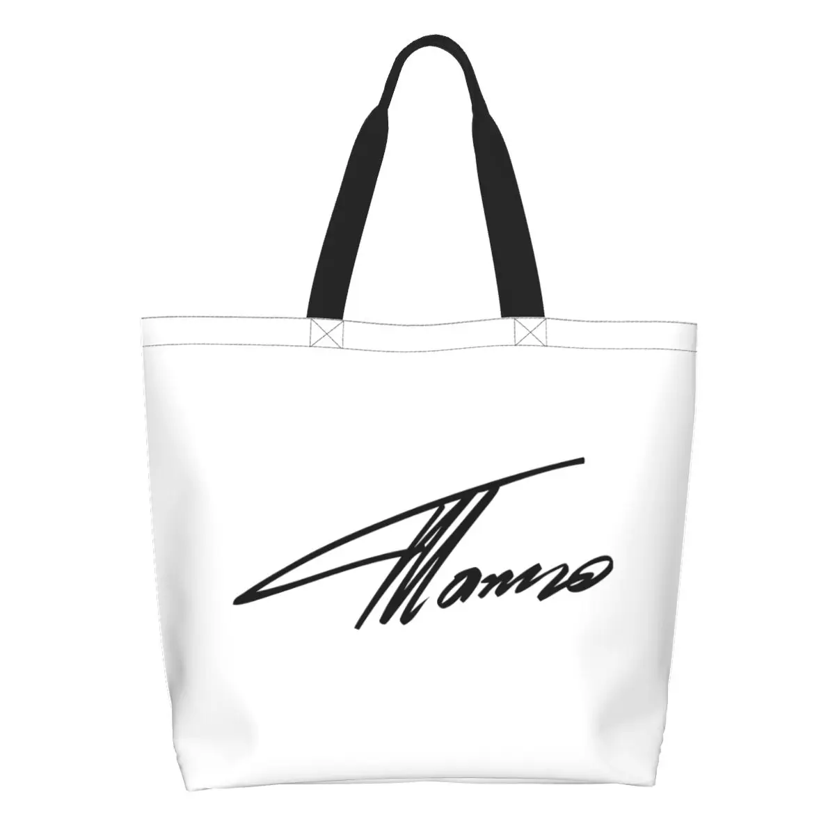 Custom Alonso Sports Car Canvas Shopping Bags Women Recycling Large Capacity Grocery Fernando Motorcycle Race Tote Shopper Bags