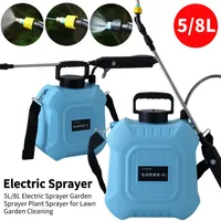 5/8L Battery Powered Sprayer with USB Rechargeable Handle and Retractable Wand Water Sprayer for Garden Lawn and Other Cleaning