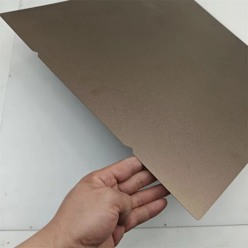 Creality Ender 5 MAX 3D プリンタ PEI 415x415mm 粉体塗装フレキシスチール磁気ビルドプレート両面 PEI Ender5 MAX 用