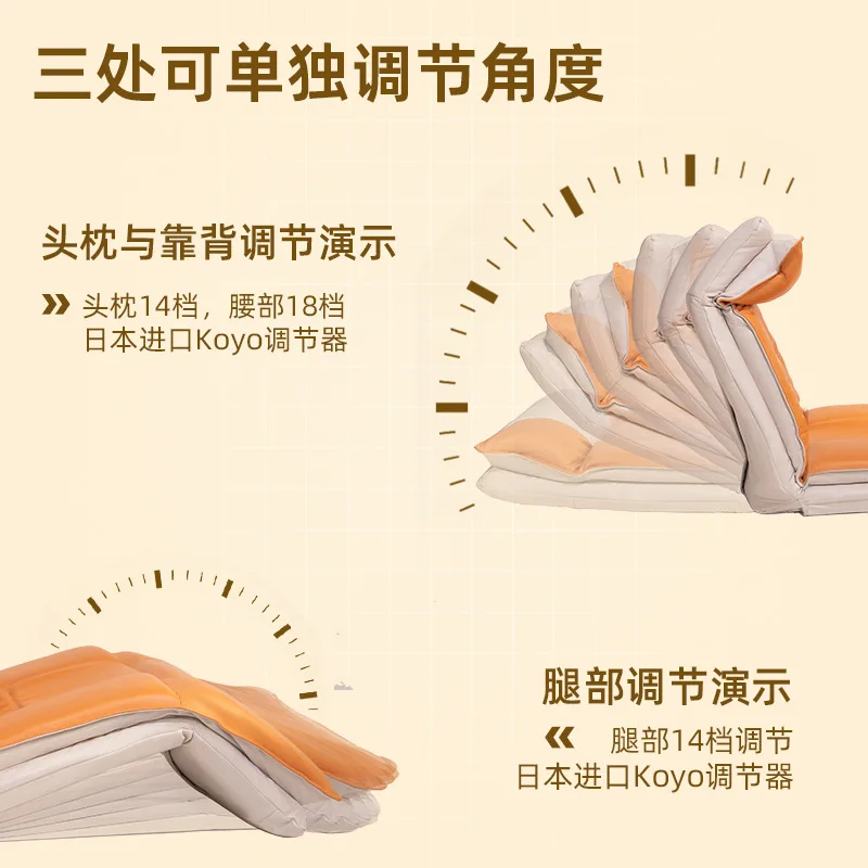 Multifunktionales Lazy-Sofa, Liege-, Freizeit-, verstellbarer Stuhl mit einer Rückenlehne