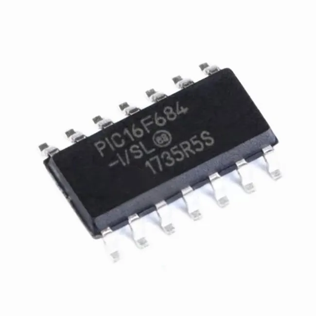 1 PIECE PIC16F688-I/SL or PIC16F684-I/SL SOIC-14 Microcontroller / 8-bit Single Chip Microcomputer Quality Assurance