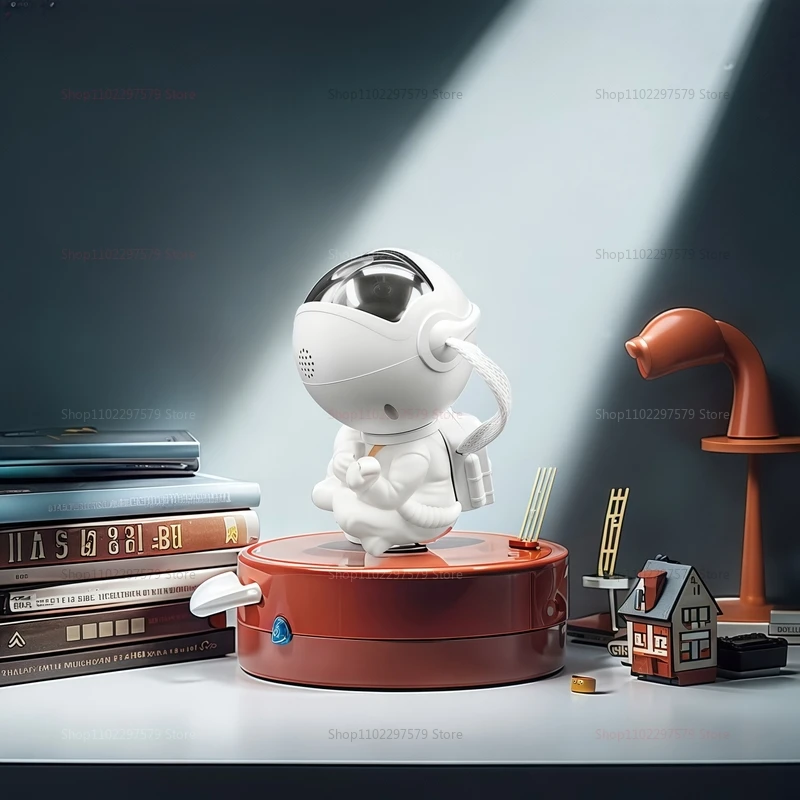 구름 우주 우주 비행사 천장 별이 빛나는 하늘 프로젝터 가족 침실 어린이 방 장식 선물 어린이 침실 야간 조명