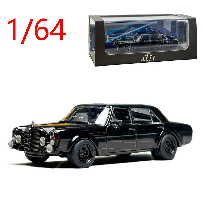 Diecast 1/64 Scale Mercedes-Benz 300SEL AMG W109 Vader Classic Car Model Alloy Benz 300SEL AMG W109 Car Model Collection Pieces