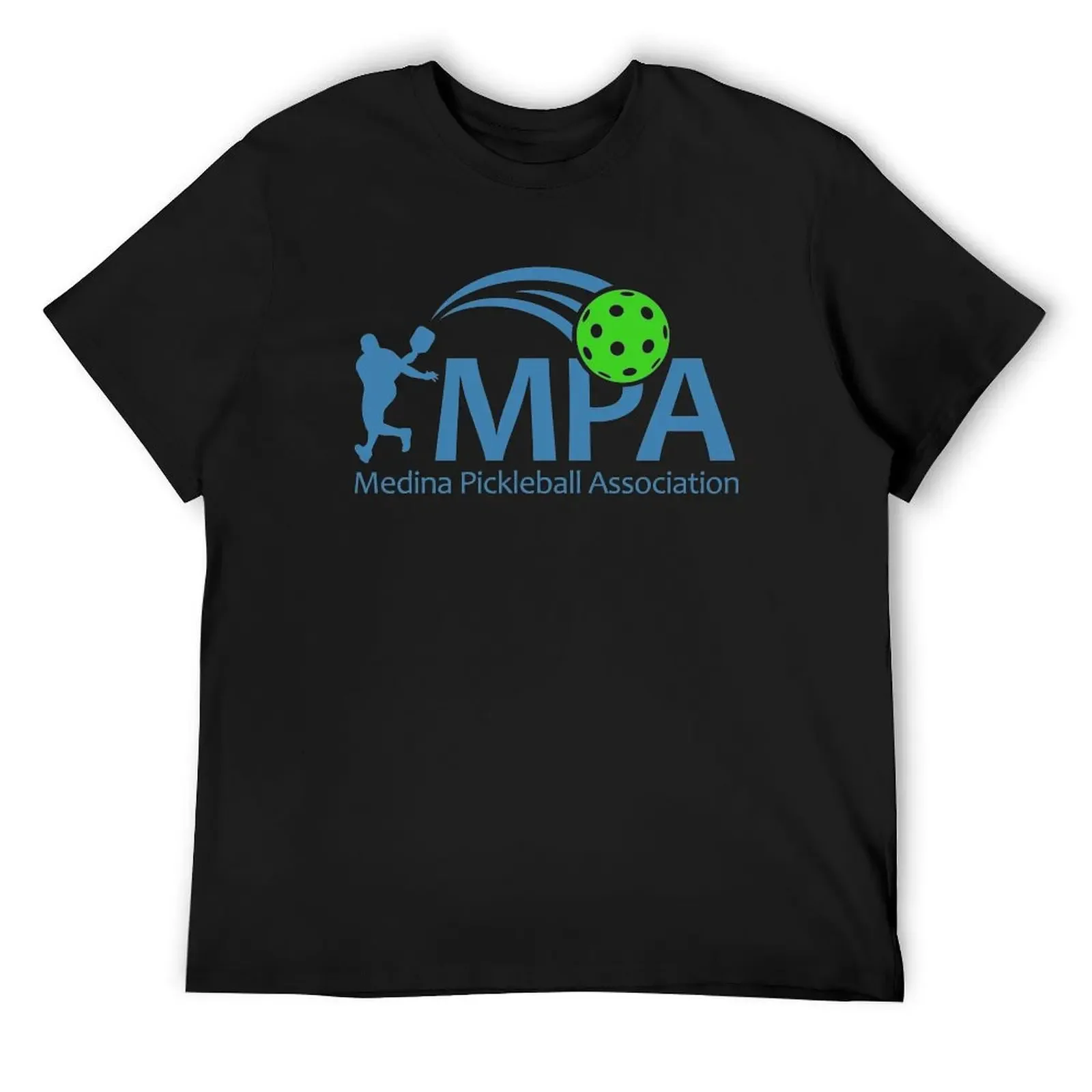 

Medina Pickleball Association Blue Green Ball T-Shirt essential t shirt Blouse custom shirt plain black t shirts men