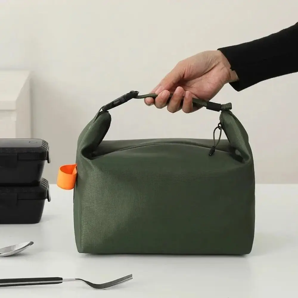 두꺼운 알루미늄 호일 알루미늄 호일 절연 도시락 가방 휴대용 디자인 심플 스타일 접이식 절연 가방