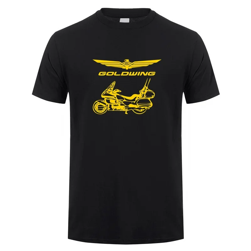 

Goldwing GL1800 Motorcycle T Shirt Summer Men Cotton Short Sleeve Goldwing GL1800 T-shirts Gift Tops Tee LH-520