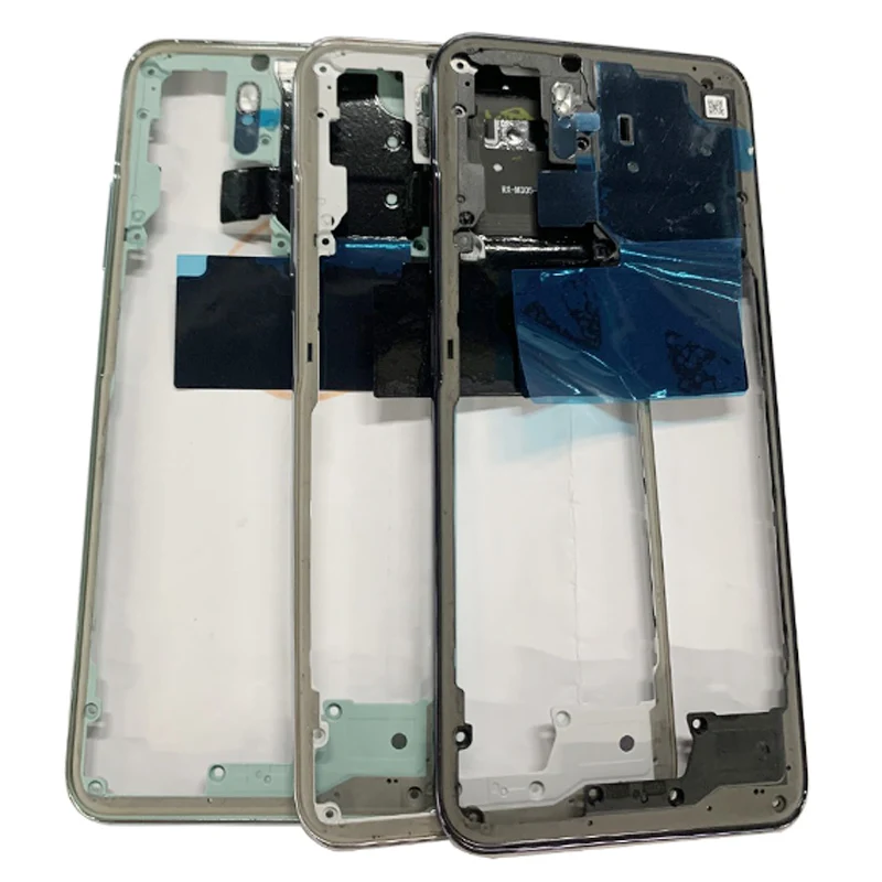 For Xiaomi Redmi Note 10 Back Cover with Middle Frame Camera Frame Repair Parts