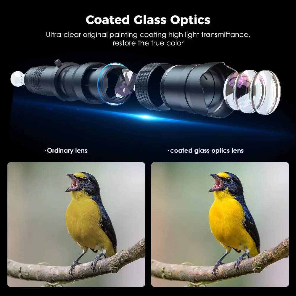 APEXEL Telephoto Lens Series HD 36X 60X Phone Camera Zoom Monocular Telescope Lenses + SelfieTripod With Remote For Smartphones