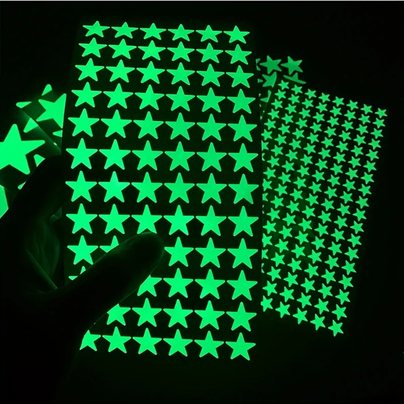 New Glow in The Dark Wall Stickerst Adhesive Dots Luminous Ceiling Decals for Kids Bedroom Halloween Home Decoration