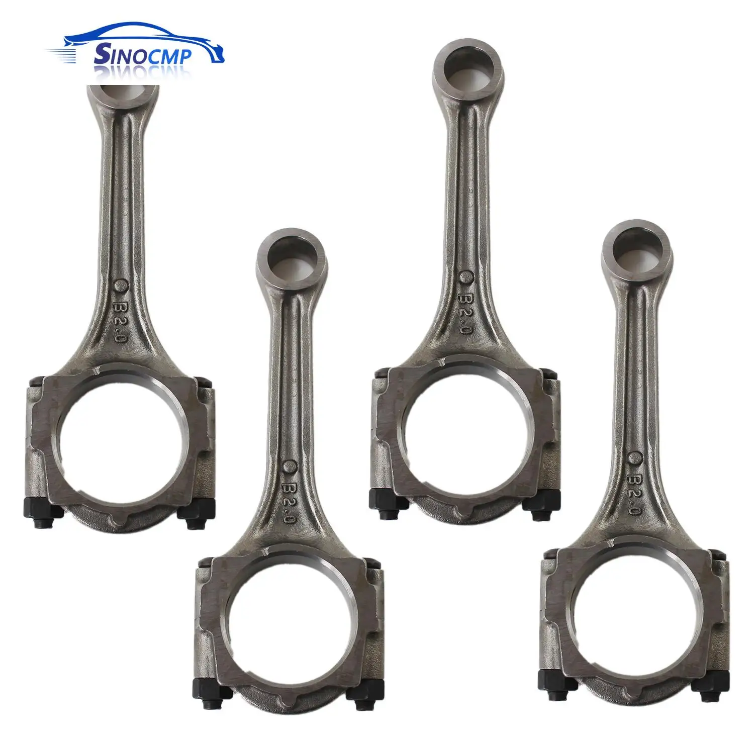 

4 PCS Connecting Rods 23510-23710 2351023700 For 2000-2012 Hyundai Elantra Tucson Sonata Kia Soul Spectra Sportage G4GC 2.0L