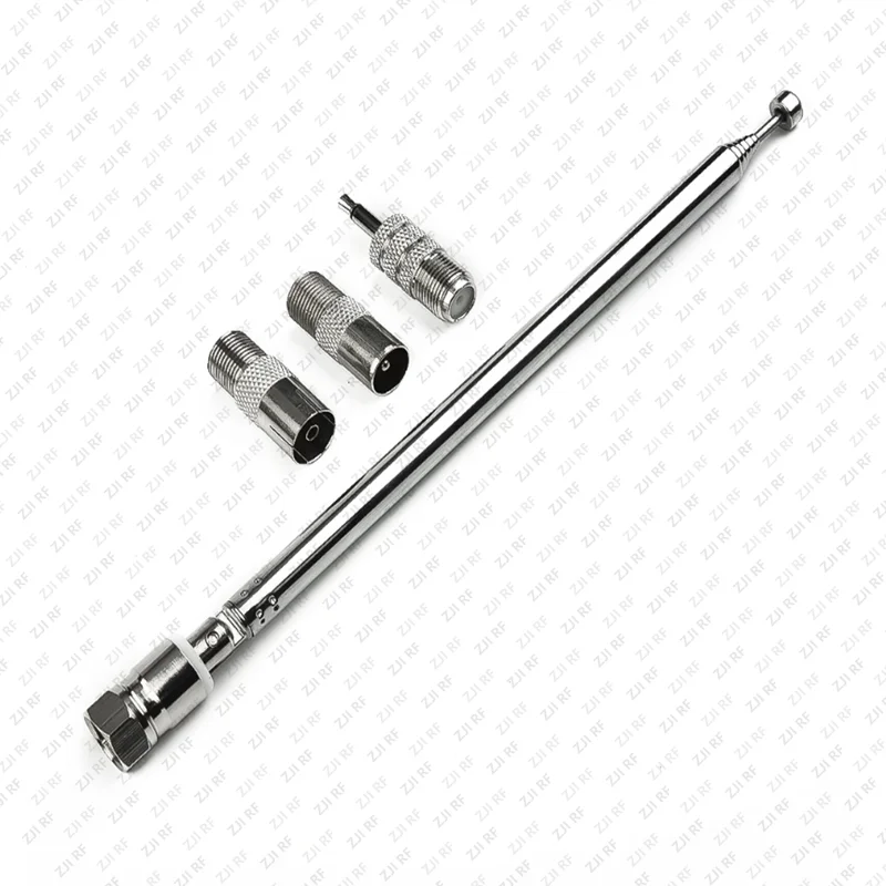 Telescopic DAB FM Radio Aerial Adapter HiFi AV Receiver Mini System Aerial Antenna Length F-male Connector Radio Accessorie