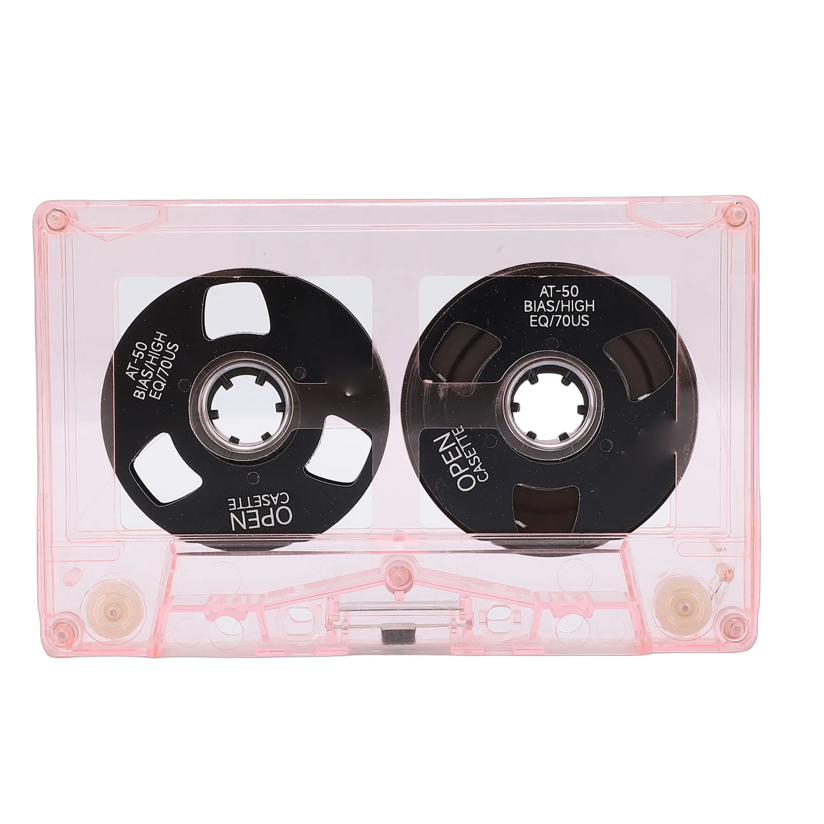 Empty Cassette Tape Reel to Reel Blank Audio Cassette Tape 50 Minutes Double Side Metal Normal Bias Sound Recording Tape with