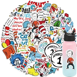50PCS doctor seuss Stickers DIY Diary Laptop Luggage Skateboard Graffiti Decals Fun Children’s Classic Toys