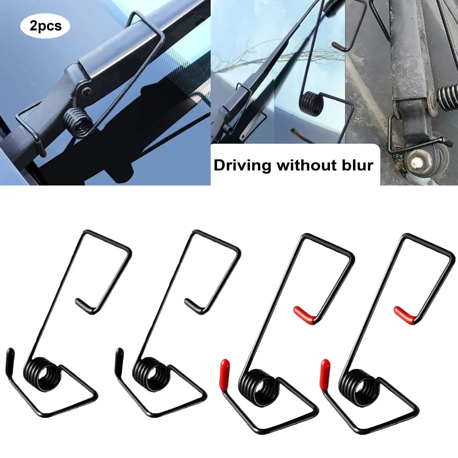 Universal Car Windshield Wiper Arm Pressure Spring Boosters Windshield Wiper Booster Spring Protective Cover Car Accessories