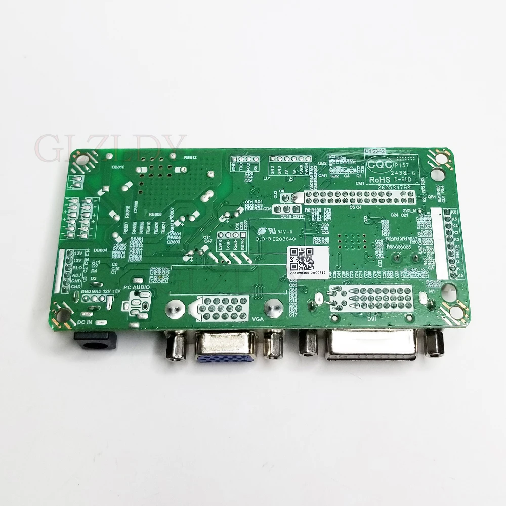 وحدة تحكم بشاشة إل سي دي مجلس DVI + VGA ل N140B6-L02 N140B6-L06 N140BGE-L12 N140BGE-L21 LP156WH2 B140XW01 1366x768 شاشة LED لوحة ال سي دي