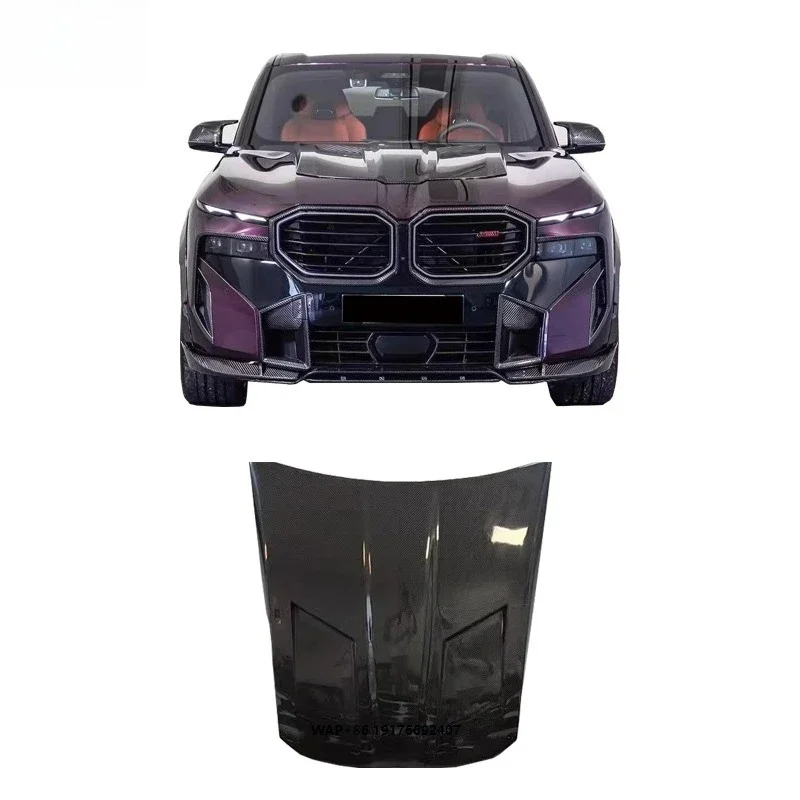 KQX Wholesale Perfect Fit for XM G09 Dry Carobn Fiber Front Bumper Hood Style Body Kit