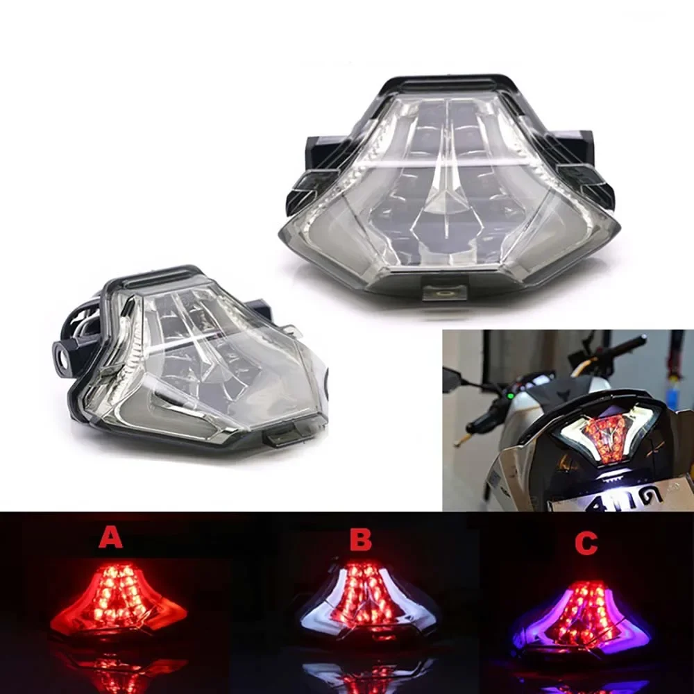 

Led Motorcycle Rear Stop Light Brake Tail Light Lamp Fit for Yamaha R25 R3 MT03 MT07 MT-25 FZ-07 Y15ZR EXCITER150 MXKING150