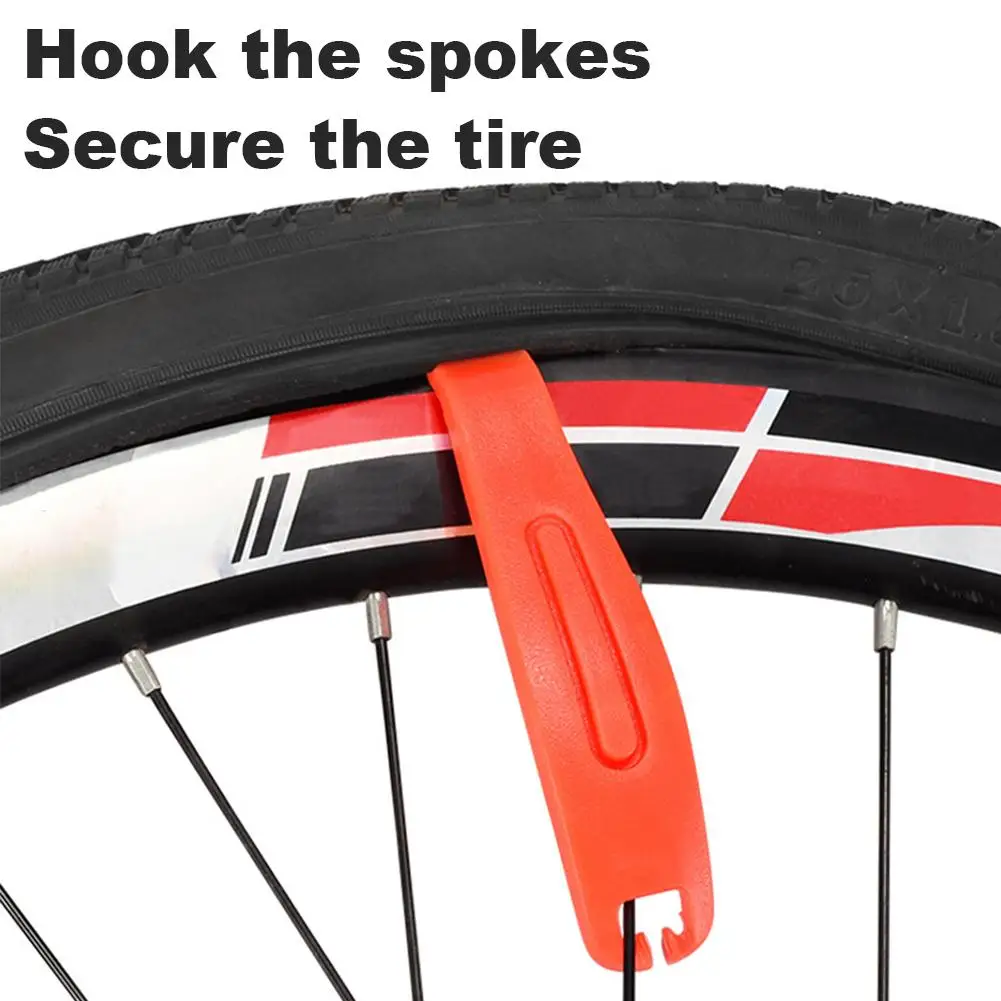 3pcs Bicycle Tyre Tire Lever Pry Bar Bicycle Tire Change Rim Spoon Cycling Crowbar Removal Tool Bicycle Accessories