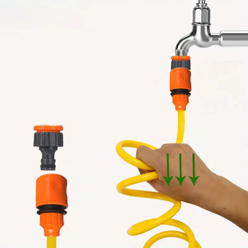 Garden Irrigation Water Pipe Sprinkler Head With Function Nozzle Hose, Car Cleaning Spring Pipe, Plastic Hose Cleaning Tool view 3