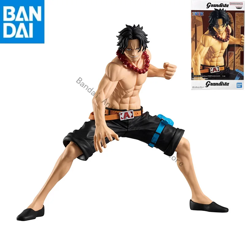 

in stock Original Genuine BANDAI NAMCO BANPRESTO ONE PIECE Grandista PORTGAS.D.ACE PVC 20cm Figure model Collector Figurine Toys