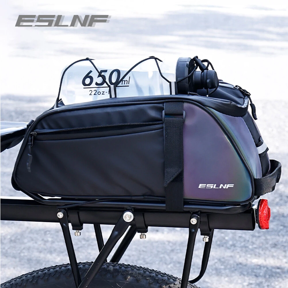 ESLNF Bike Bag Waterproof Tail Bag Outdoor Riding Large Capacity Storage Bag Mountain Bike Riding Seat Saddle Bag Accessories