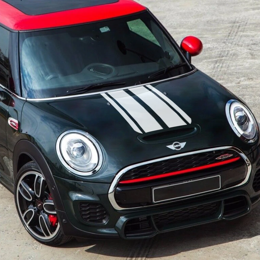 ملصق غطاء غطاء السيارة من الفينيل ، مجموعة شارات زخرفية ، إكسسوارات خارجية للسيارات ، Cooper Mini S JCW F56 ، 4 من كل مجموعة
