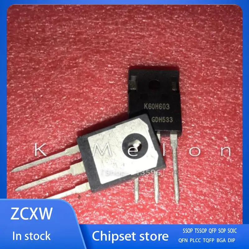 

10PCS/LOT IKW60N60H3 K60H603 IGW60N60H3 G60H603 TO-247 60A 600V