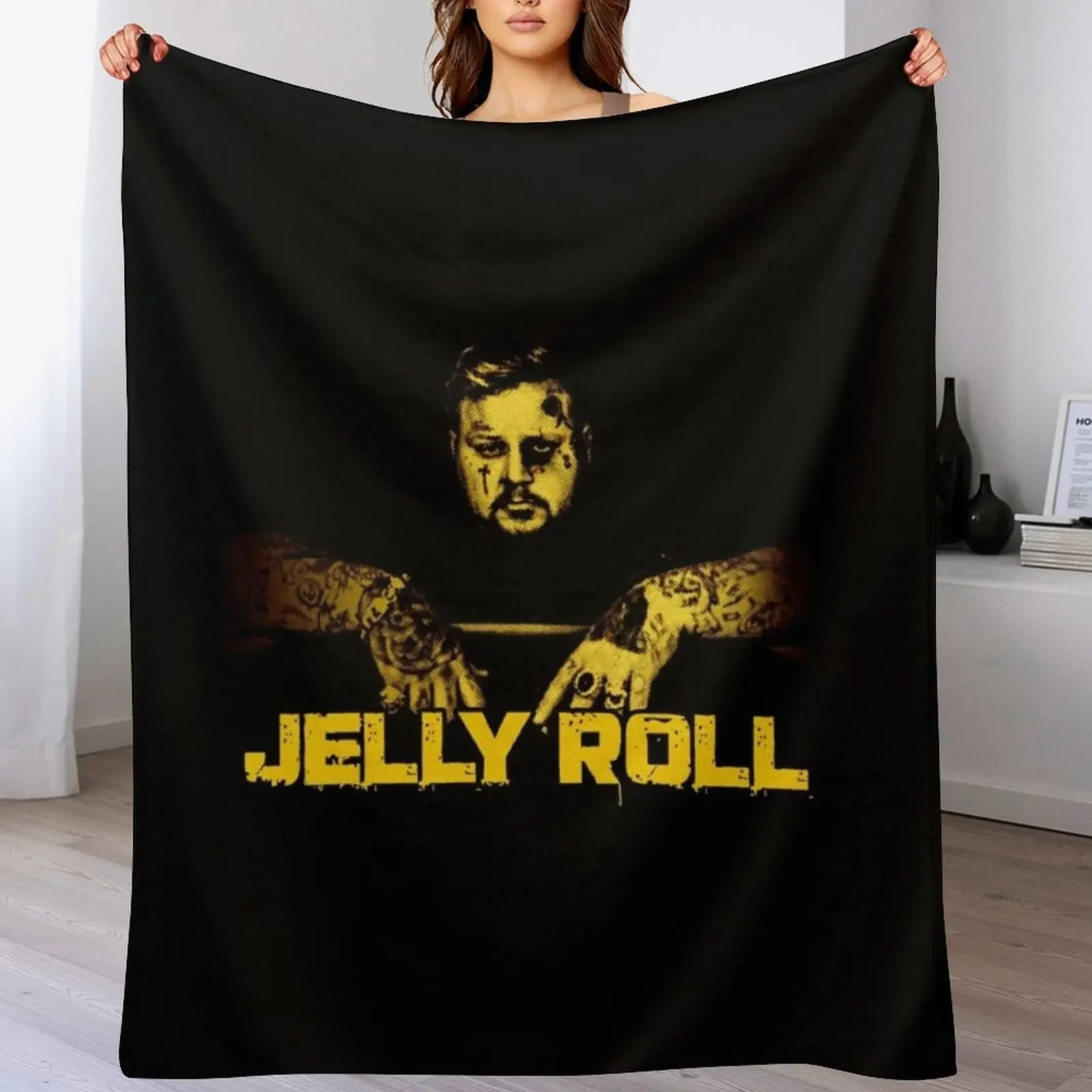 

New Jelly Roll Throw Blanket Breathable Lightweight Blanket for Adults Kids
