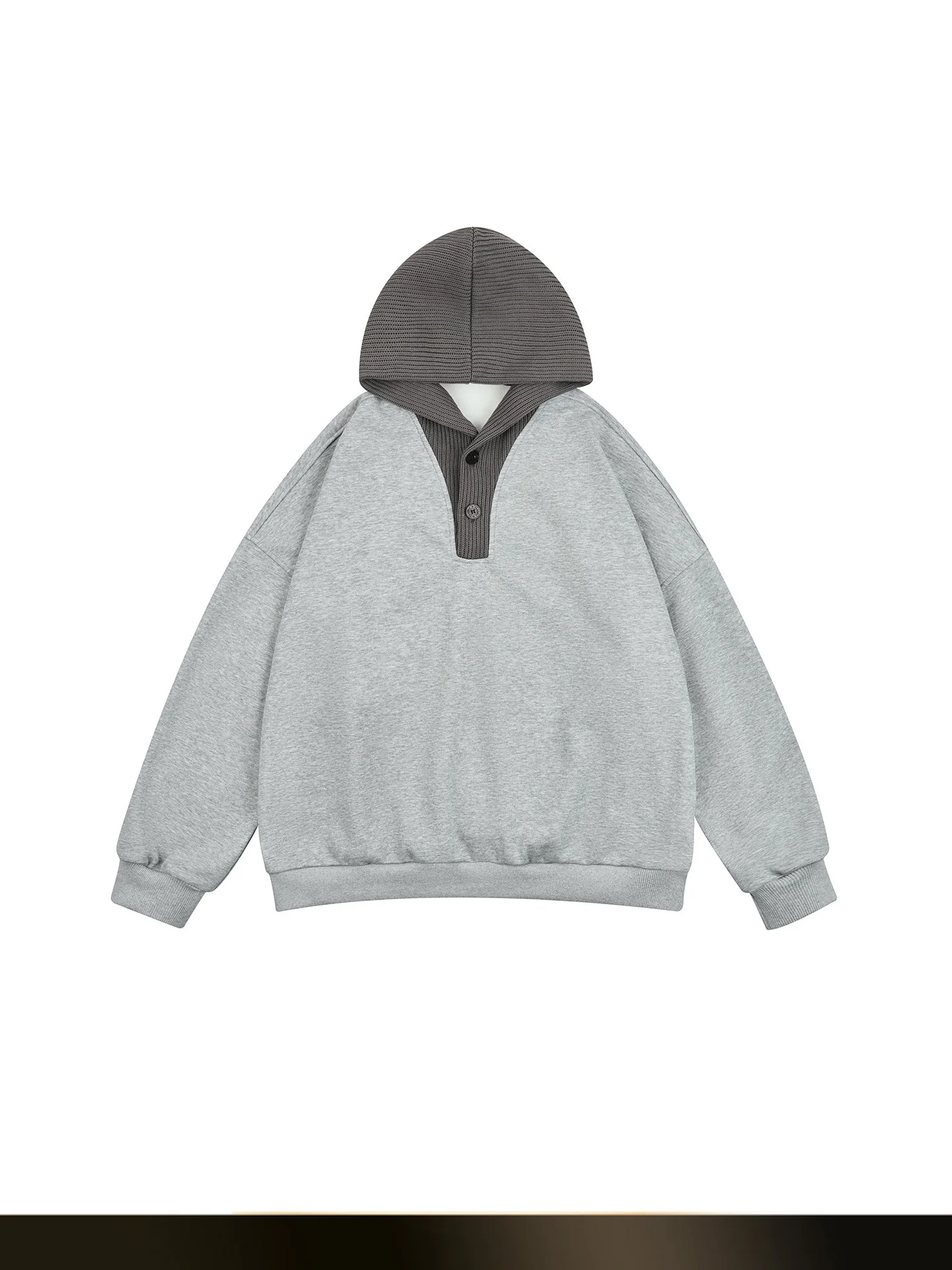 

Ретро-худи с цветными блоками, вязаный, повседневный, свободного кроя, осенне-зимний, мужской свитшот, молодежный, модный, удобный, из хлопка и полиэстера