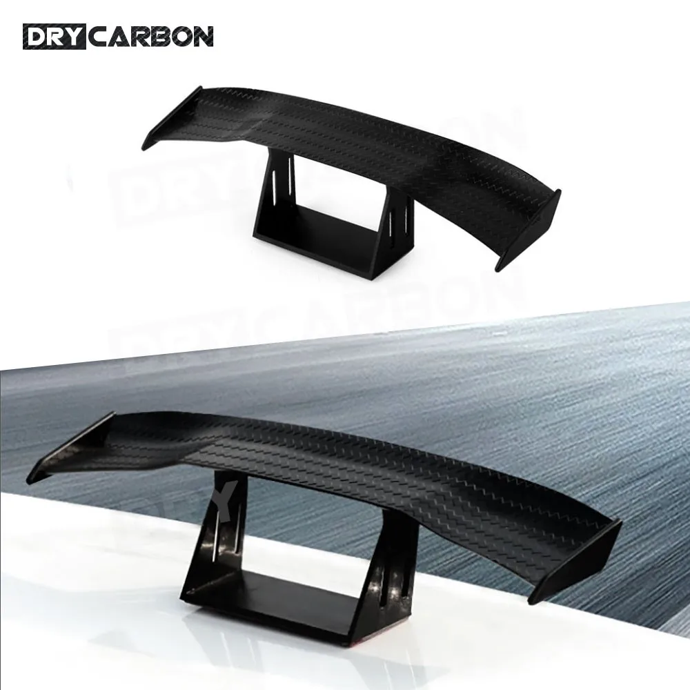 

G Style Carbon Look Car Rear Spoiler Mini Wings Decoration Auto Accessories Black Blue Red White Grey Winglet