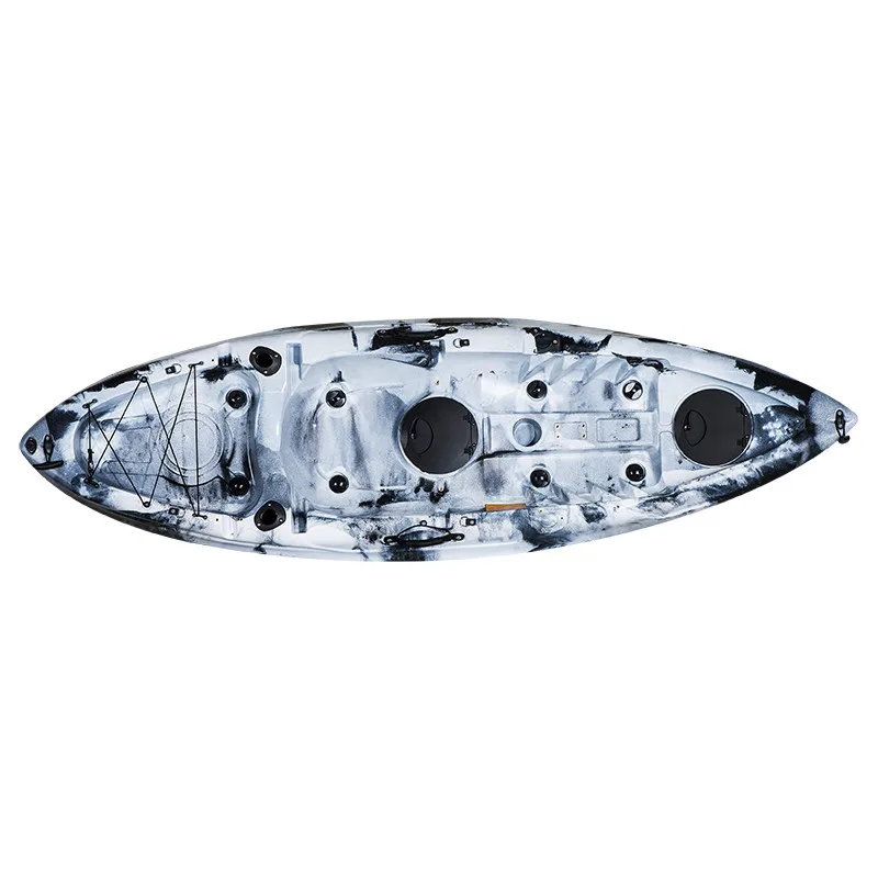 Cross-border eel single leisure kayak, fishing boat, rafting boat, plastic boat