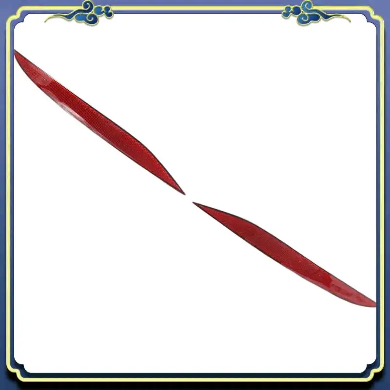 

AU16-1пара левый и правый красный бампер, отражатель, светильник, аксессуары для ламп 1034342-00-C 1034343-00-C для Tesla Model X 2016-2023