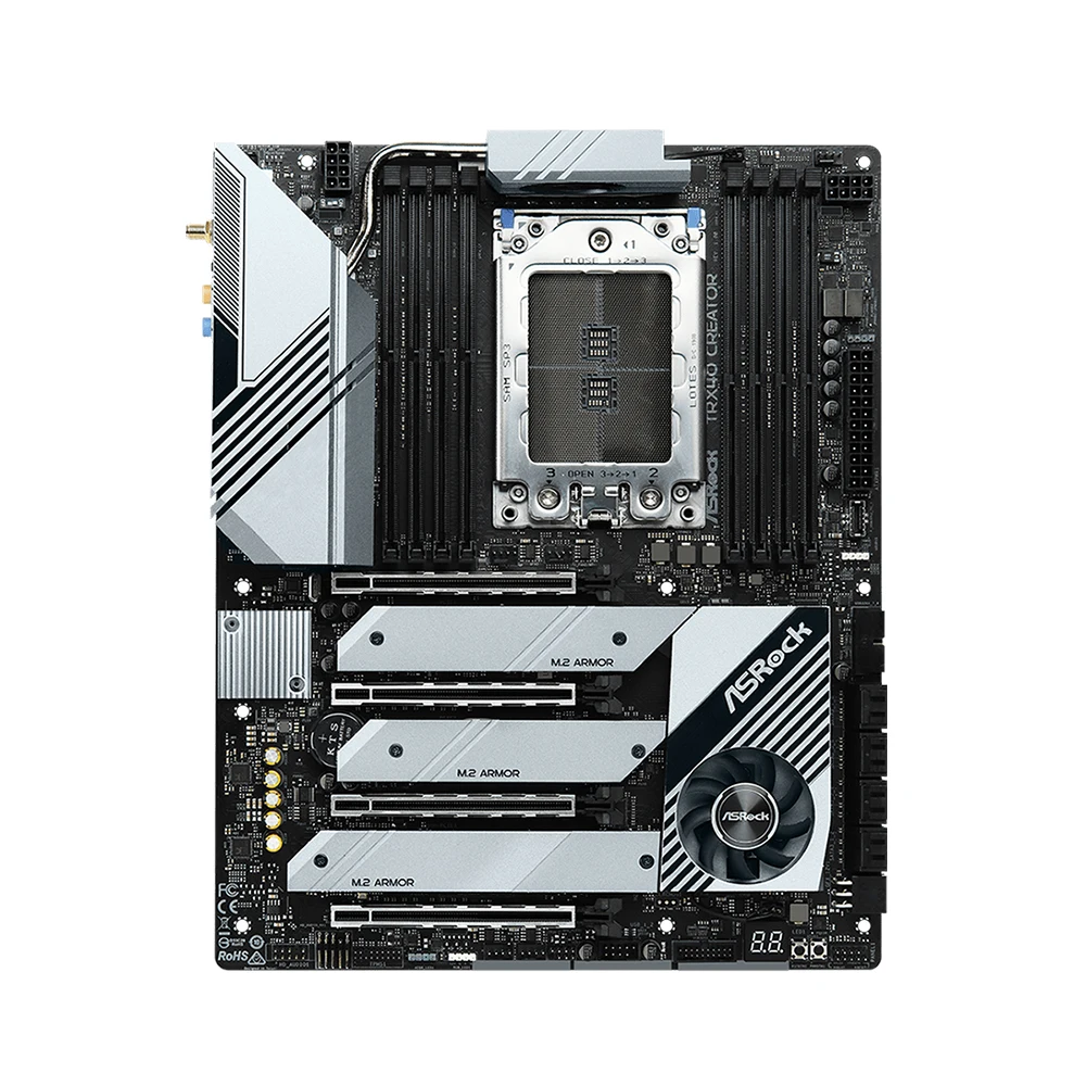 Imagem -05 - Msi-motherboard Trx40 com Soquete Strx4 Terceira Geração Amd Ryzen Threadripper Amd Ddr4 Pci-e 4.0