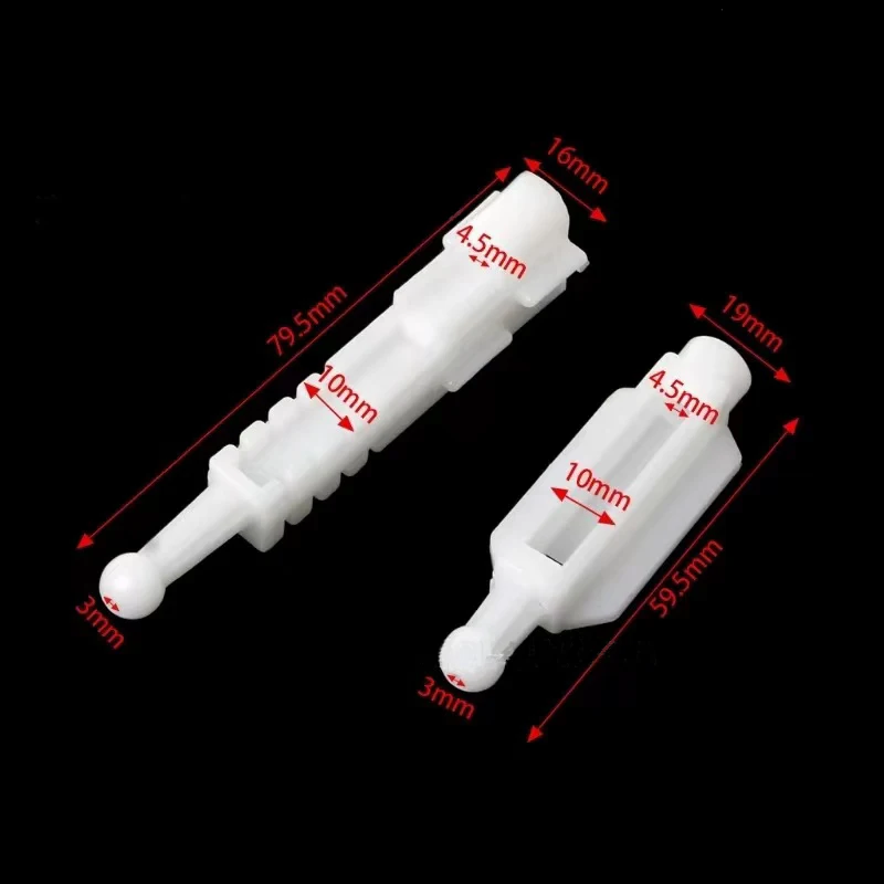 2Pcs Headlight Adjuster Bracket For BMW E39 5series 2000-2003 White Plastic Vehicle Protective Frames Car Accessories