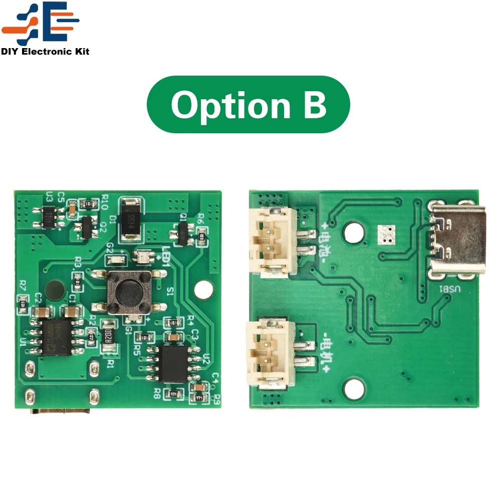 Module d'atomisation de pulvérisation à poignée DC 5V, panneau de commande de pulvérisateur électrique Rechargeable TYPE-C, Kit électronique de bricolage