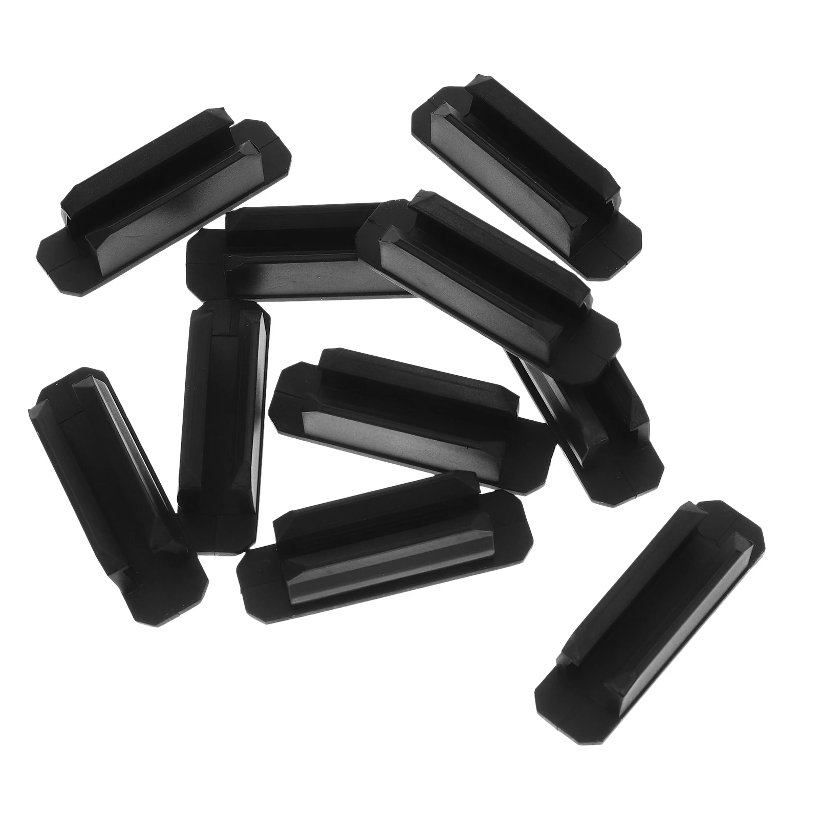 

10 Pcs Wall-mounted Pen Holder Adhesive Clip Silicone Desk Buckles Pencil for Student Classroom Essentials Drawer Clips