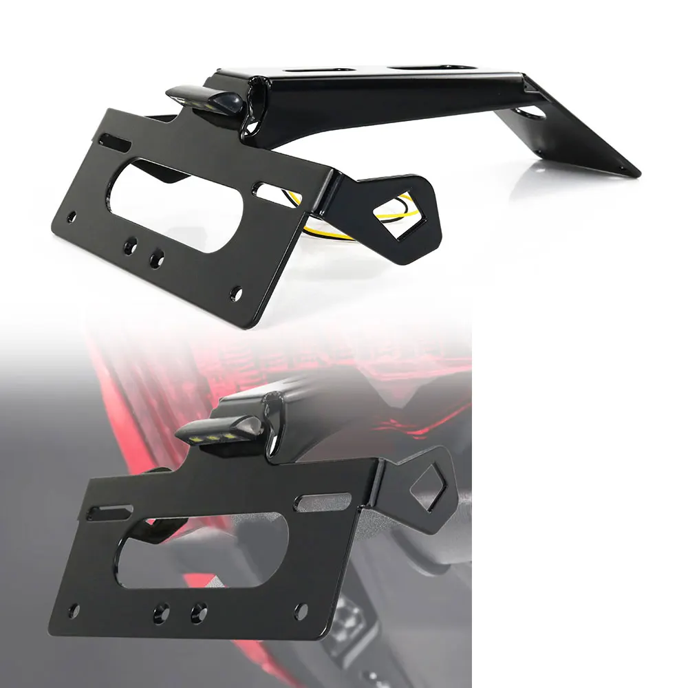 

Motorcycle For Ducati Monster 950 937 2021 2022 2023 Rear License Plate Holder Bracket with Light Tail Tidy Fender Eliminator