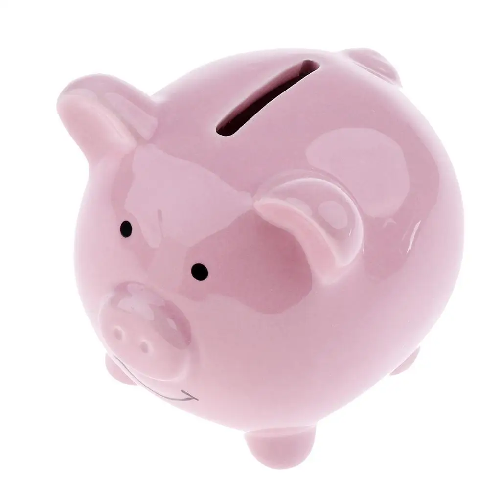 Children Deposit Box Ceramic Money Box Piggy Bank for Boy Girl Coin Savings Storage for Kids Room