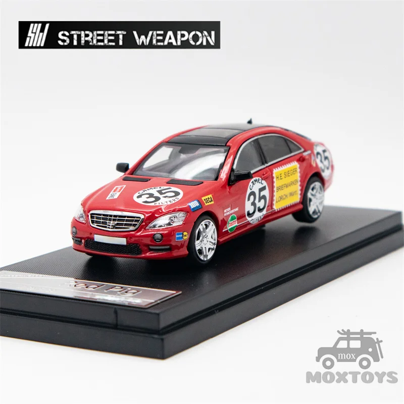 

SW 1:64 S-класс S600L W221 Red Pig limited700 литая модель автомобиля