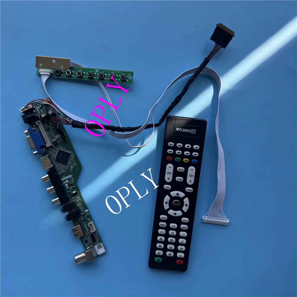 Controller board for LP140WH8-TLA1/TLC1 B140XW03 panel 1366x768 USB Screen Audio Display Kit VGA LED TV HDMI LCD remote AV