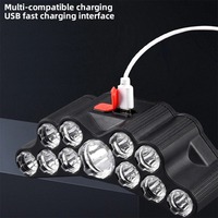 Waterproof Rechargeable Hands Free LED Headlight with Strong Beam – Ideal for Night Running, Cycling, Caving