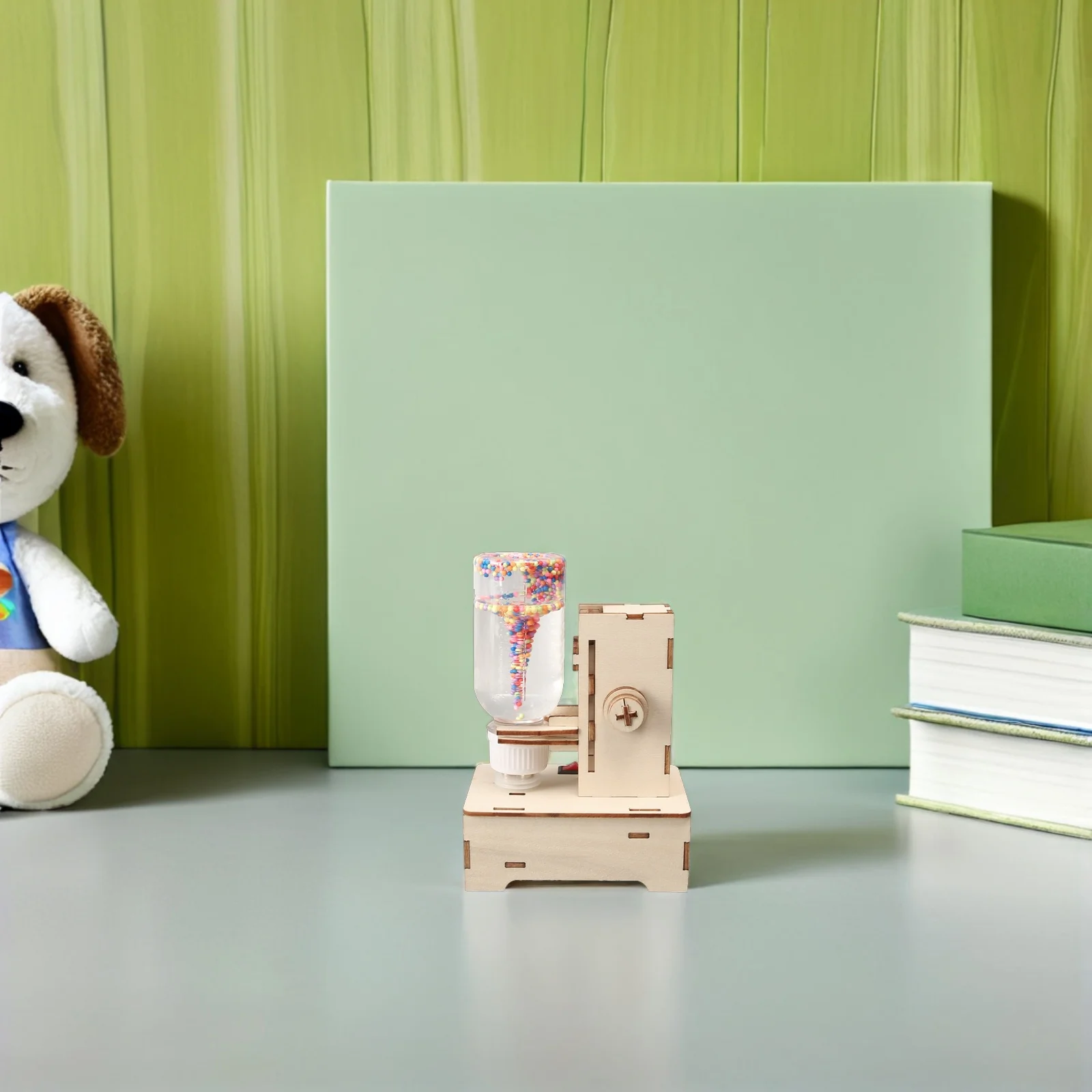 

2Pcs Tornado Science Experiment Kit Stem Educational DIY Wooden Project for Kids Hands-on Physics Learning Weather Science