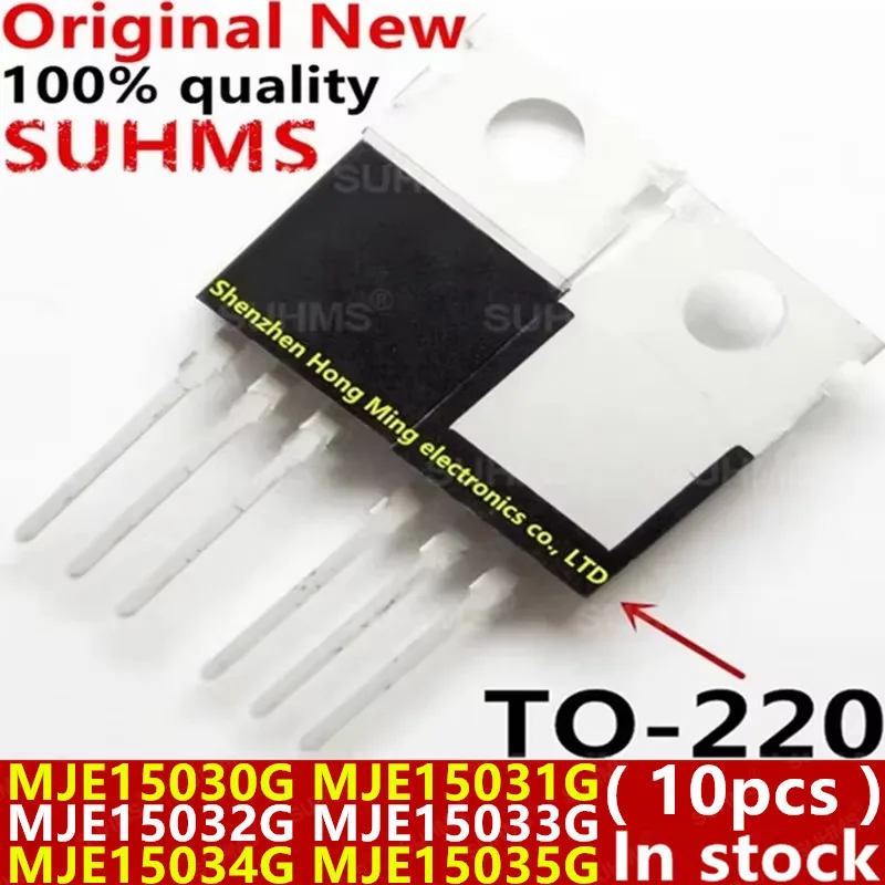 (10 sztuk) 100% nowy MJE15030G MJE15031G MJE15032G MJE15033G MJE15034G MJE15035G TO-220