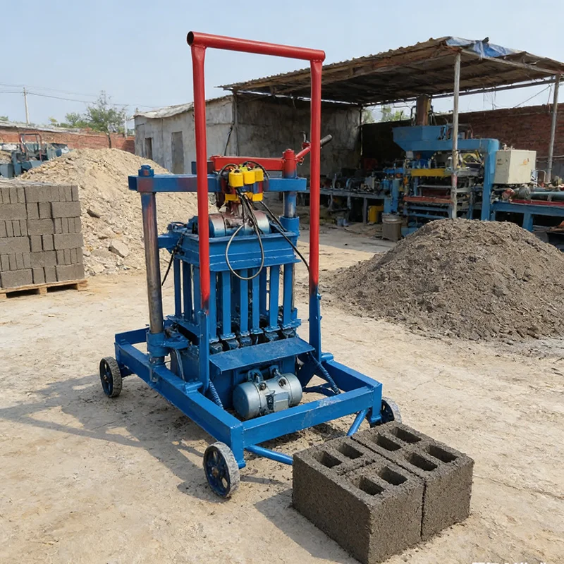 Customized Small Hand Press Brick Making Machine Manual Concrete Block Maker Machine Interlocking Brick Molding Equipment