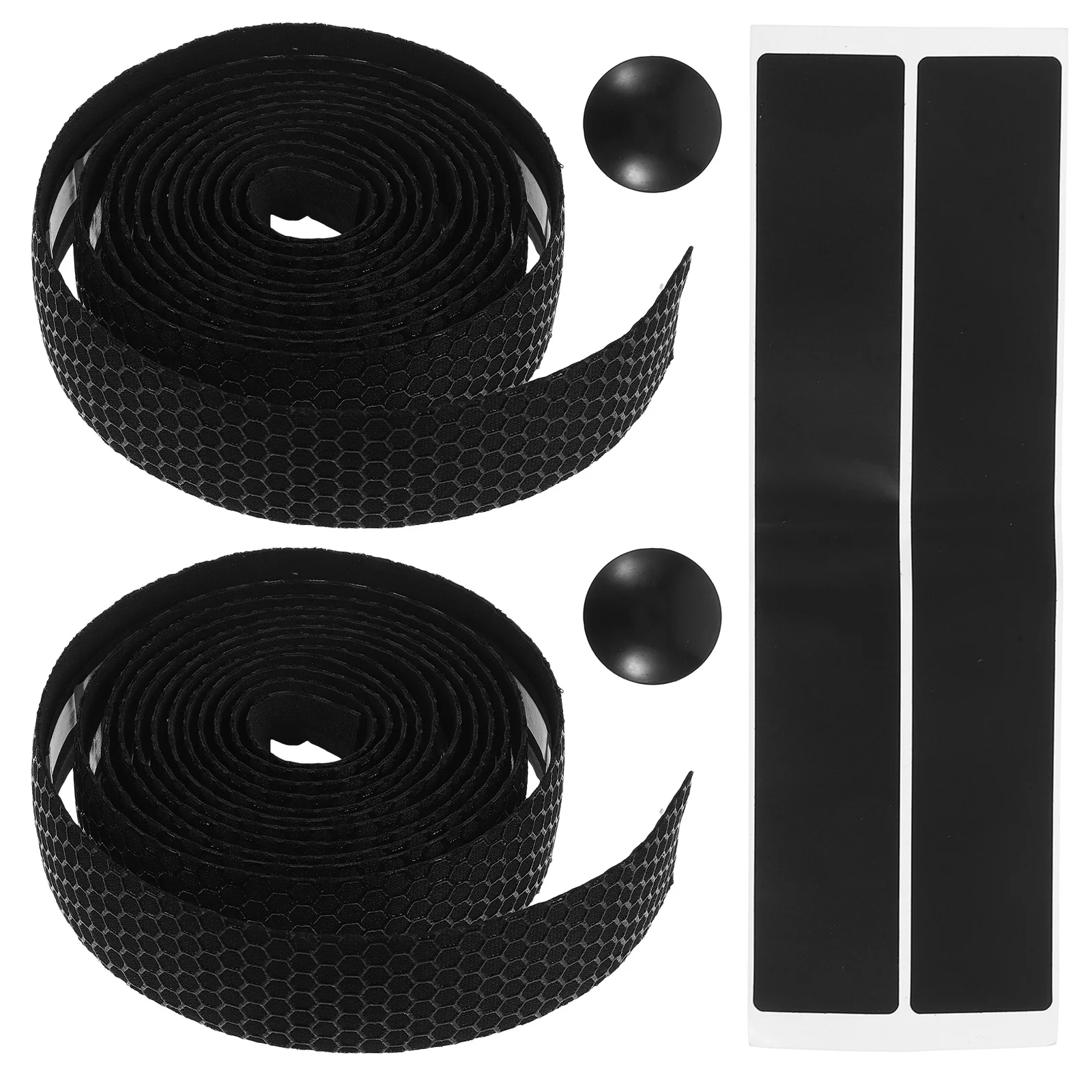 1Set Anti-Slip Handlebar Tape Shock-Absorbent Nonslip Belt for Bicycle Mountain Road Bike Durable Comfortable Grip